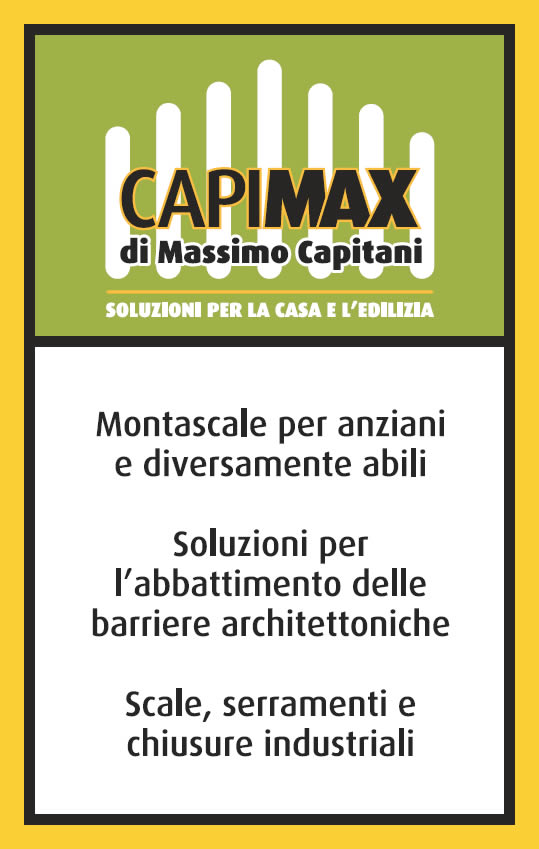 Biglietto da visita Capimax fronte