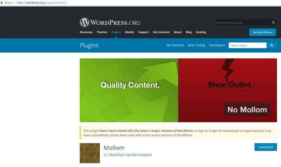 Il modulo Mollom per WordPress
