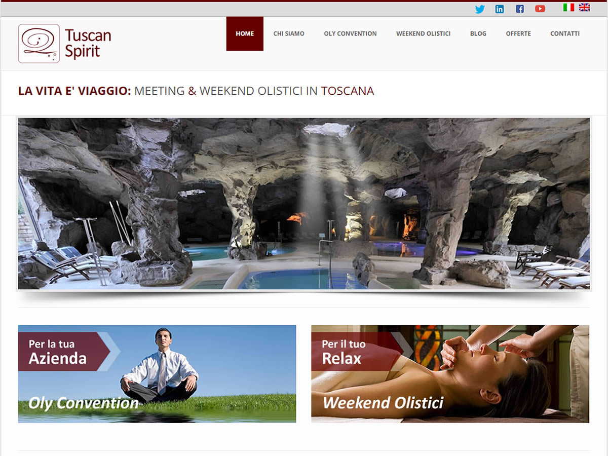 Sito web Tuscan Spirit